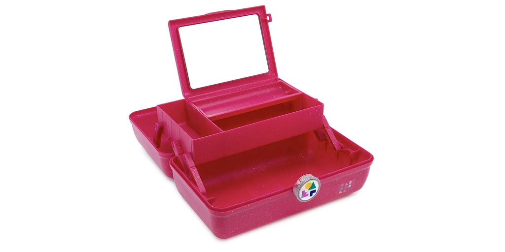 On-The-Go Pink Girl Sparkle Deep Box, Makeup Caboodles