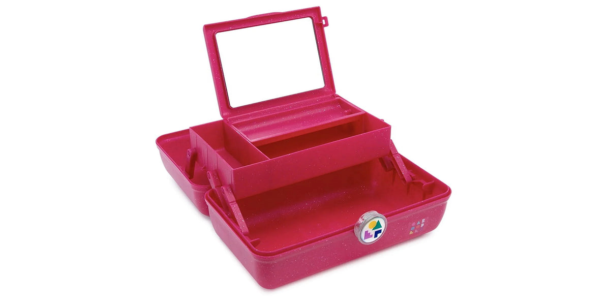 On-The-Go Pink Girl Sparkle Deep Box, Makeup Caboodles