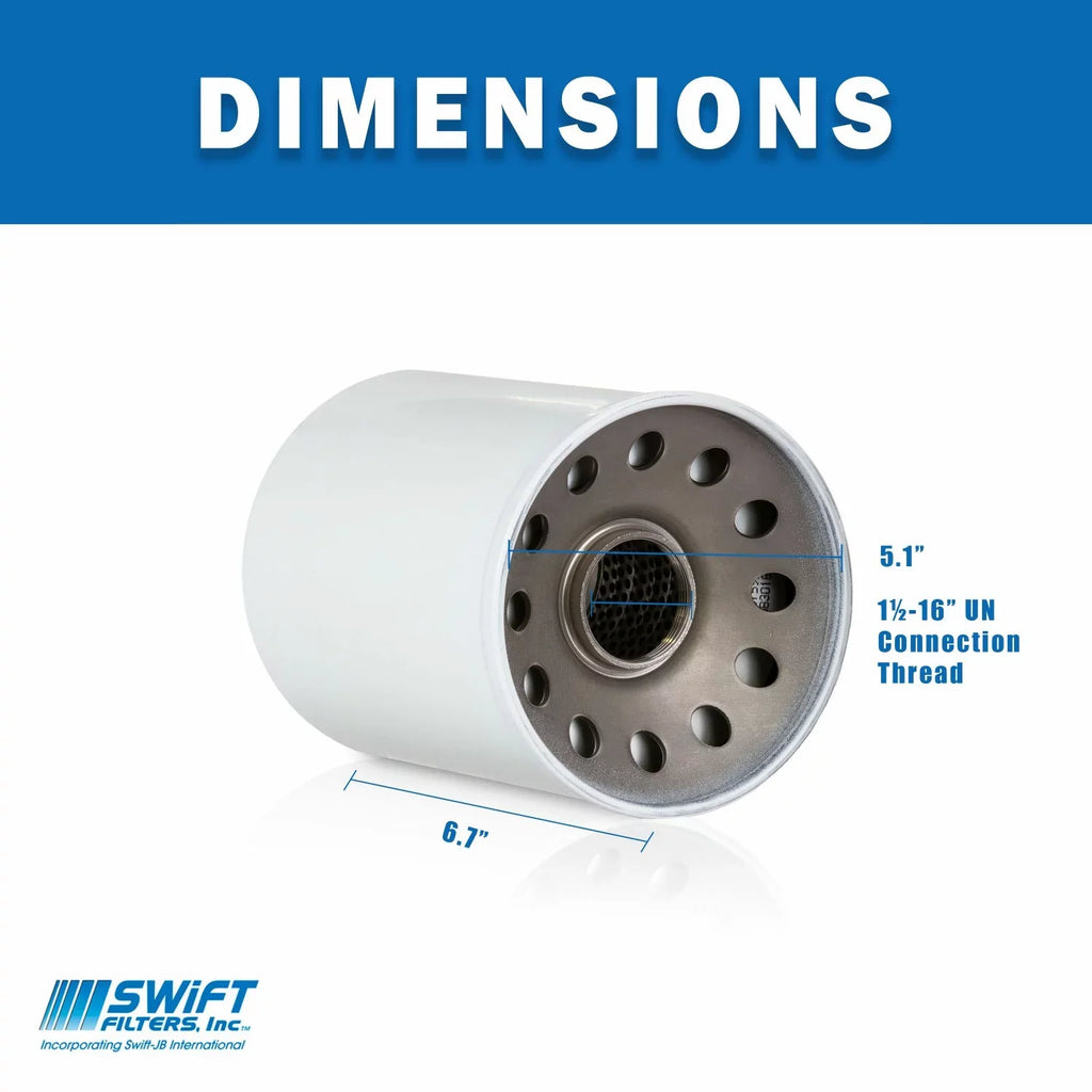 Direct HF6703in-On 3 Interchange Microglass Filter Element Micron Construction FLEETGUARD for