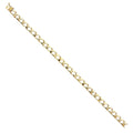 | 8" Chain 14k - Weight Men Gold Bracelets for Women 12 for Cuban | Men’s Elegant 14KY Link Gift Gold Yellow and Jewelry Bracelet |