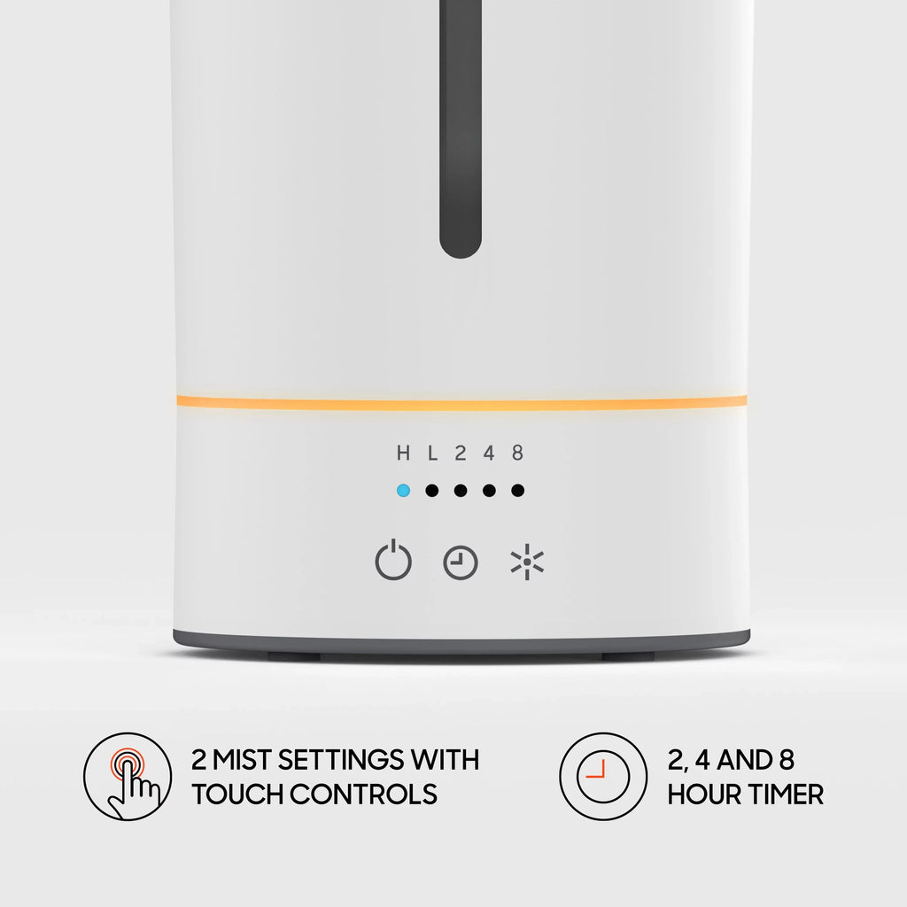 Mist, Sharper Humidifier Light, Customizable 0.65 MIST Tank 8 Pitcher Image with Cool Gallon Ultrasonic