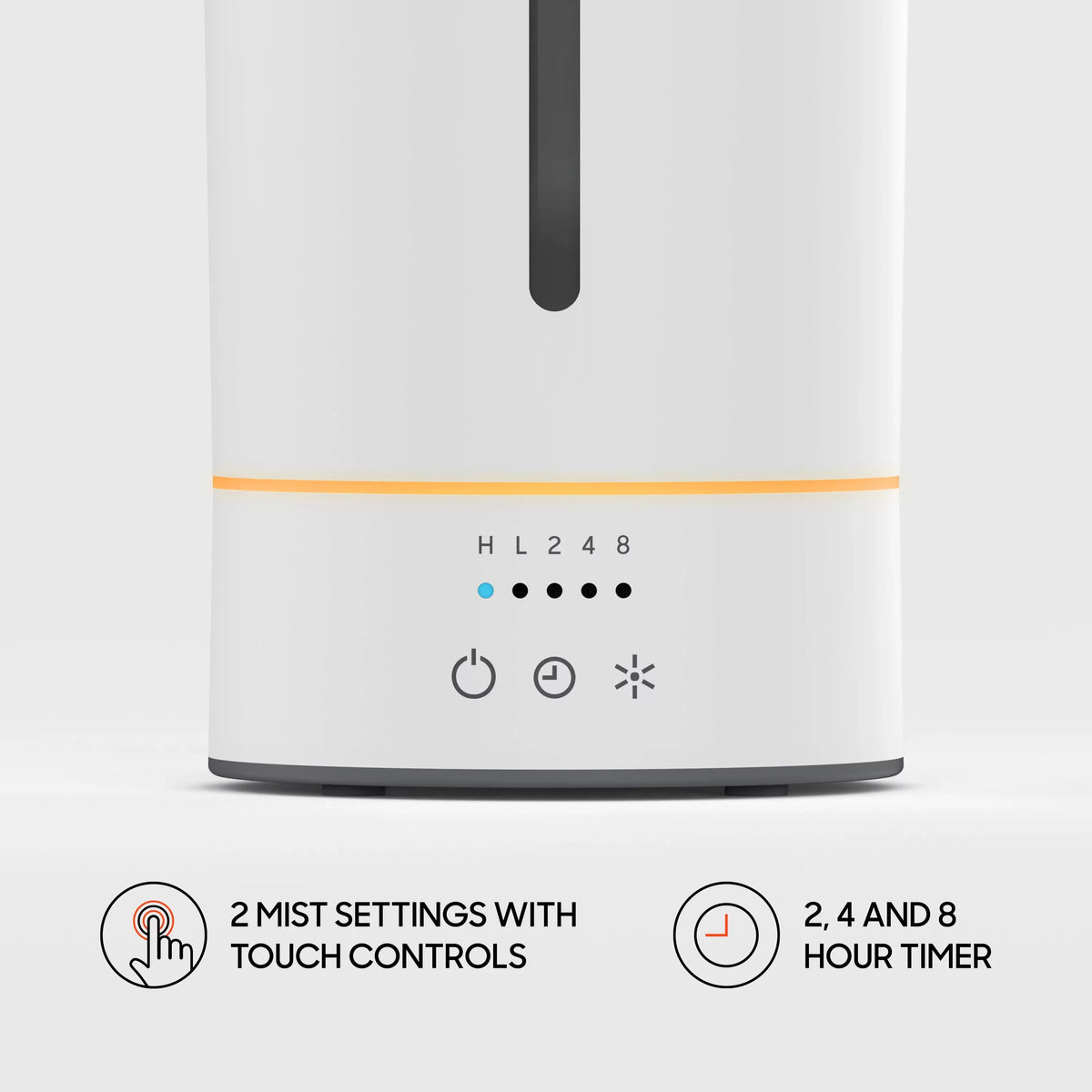 Mist, Sharper Humidifier Light, Customizable 0.65 MIST Tank 8 Pitcher Image with Cool Gallon Ultrasonic