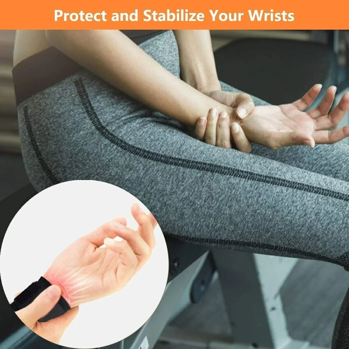 Wraps Training Gym Lifting 2X Long Hand Support Workout Wrist Weight Straps