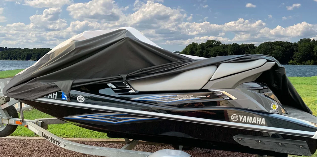 for 2 HEAVY-DUTY Cover Kawasaki SKI PWC / 600D JH750 1996 JET SUPER Seater Zxi 1997 750 Compatible 1995