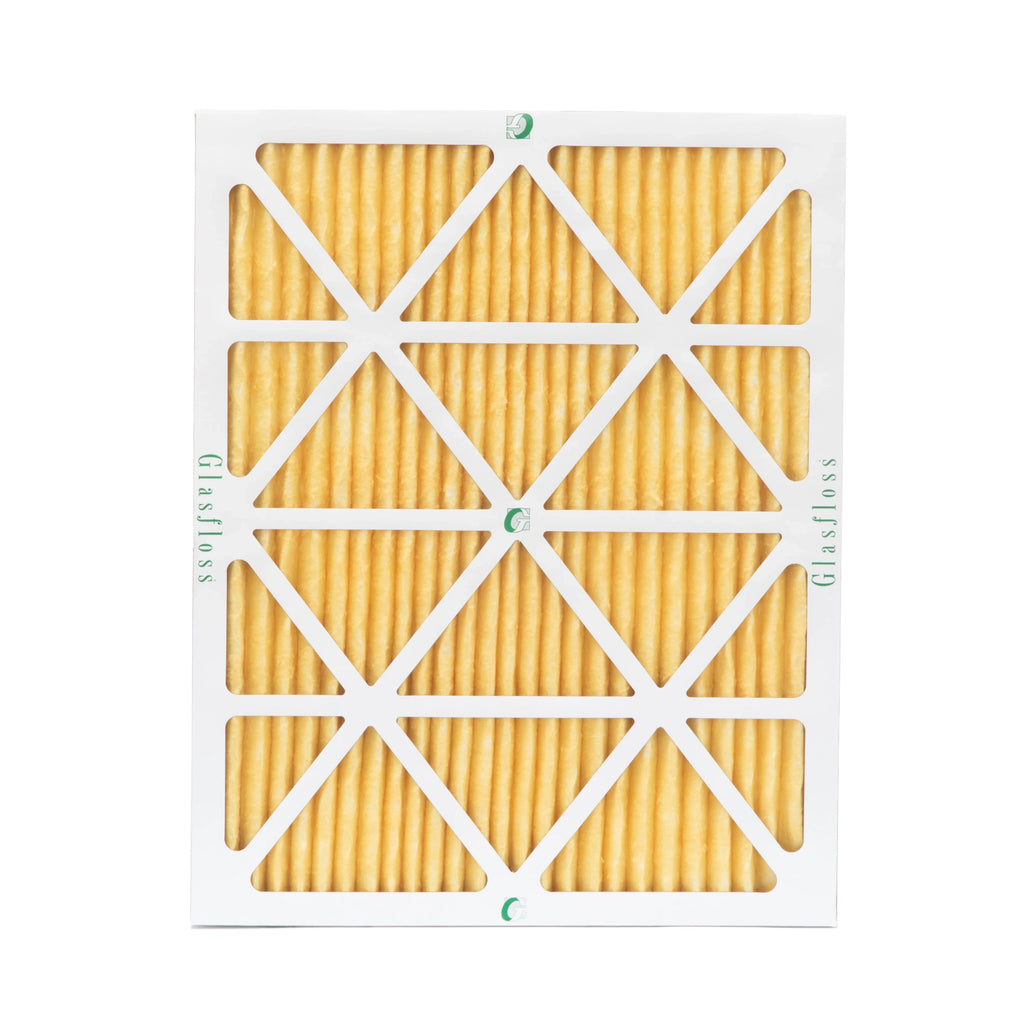 Pleated x Actual 6 19-1/2 21-7/8 Filters Size: Glasfloss. 11 7/8 Pack 20x22x1 MERV Air by of x