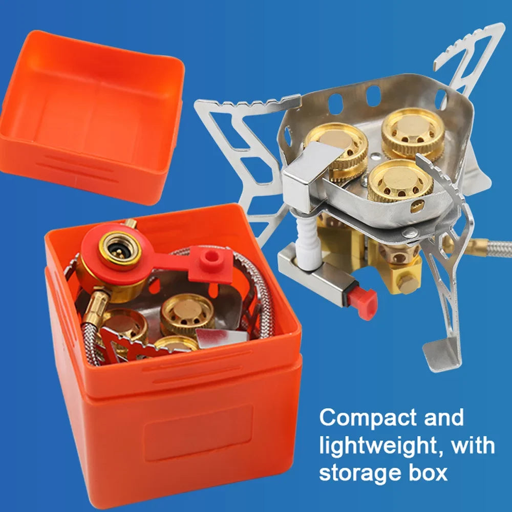 High Hiking Backpacking Camping Gases, for Picnic Stove, Cooking Windproof Tomshoo 6800W Valve Adjustable