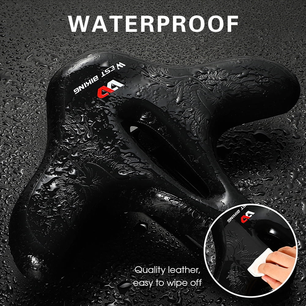 Pad Cushion Saddle Seat Bike Waterproof BIKING Road Women MTB Women Men Men Waterproof WEST Saddle WEST Saddle Saddle,Bike Wide