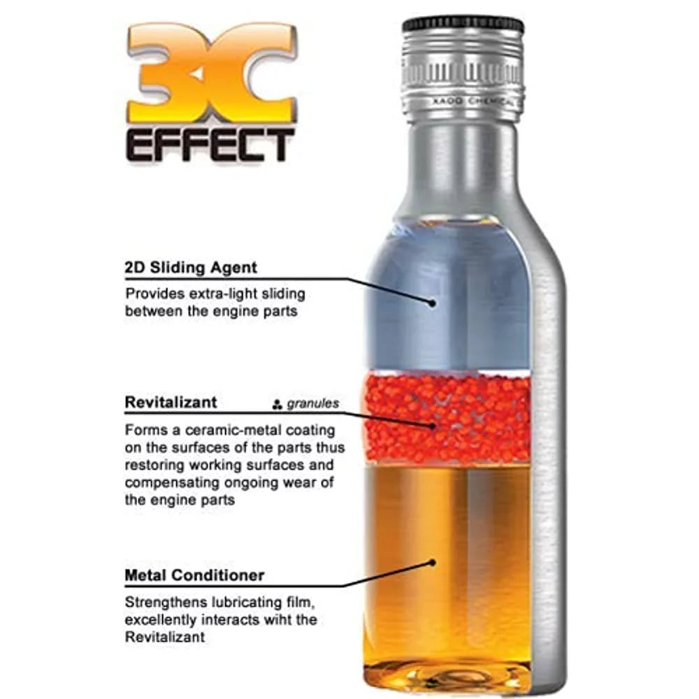 Atomic Engines 1 Revitalizant LPG Treatment and Xado Stage Conditioner Gasoline with Diesel Additive and for Maximum Metal