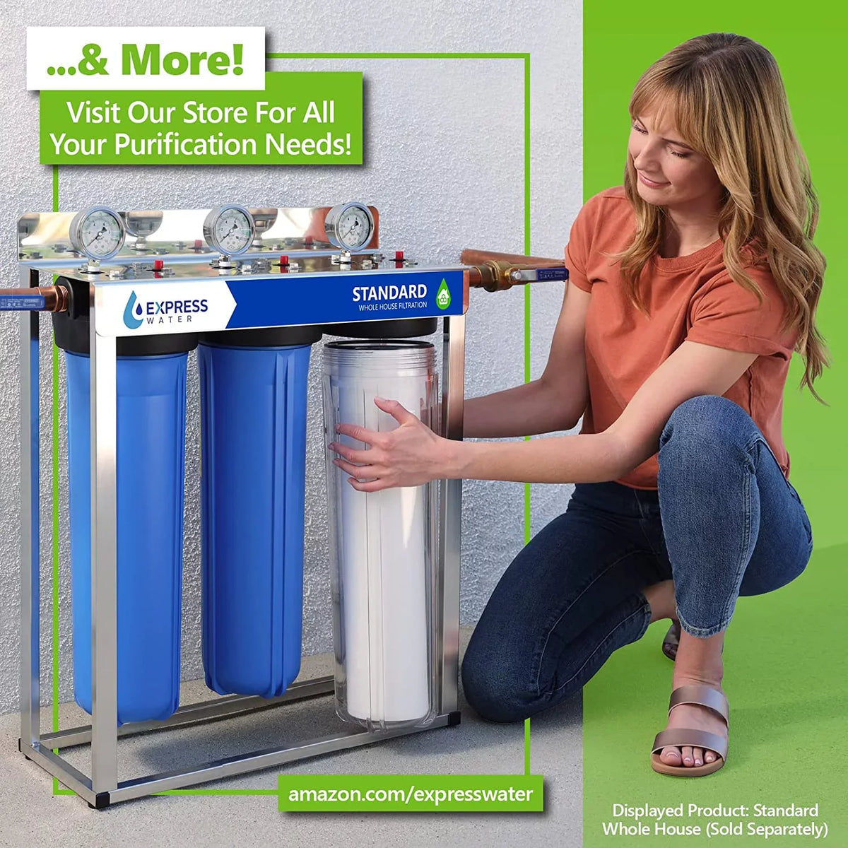 with Filters Osmosis Set \u2013 System Filters 23 Membrane inch GAC Sediment GPD Filters Carbon 50 Reverse \u2013 RO ACB Express Water Replacement \u2013 SED Filter Year PAC 10 3 Size
