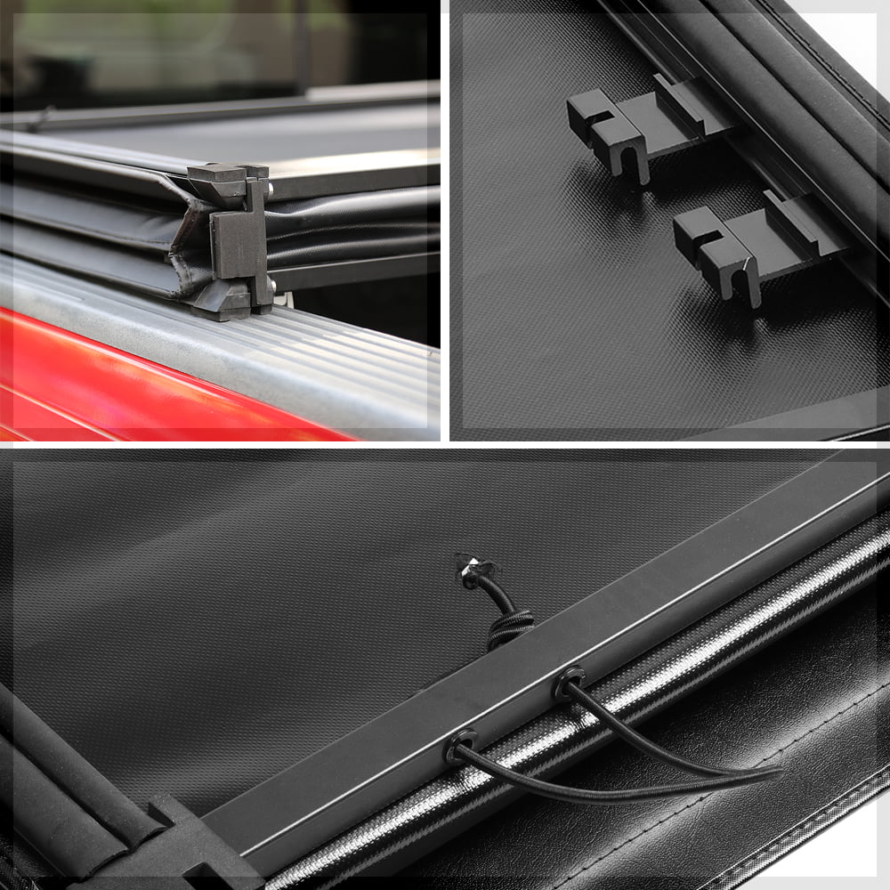 93-04 Tonneau Ranger Cover Bed 6Ft Soft Flareside Ford Tri-Fold Top for Short