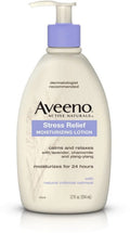 Active oz of (Pack Relief Moisturizing 3) Lotion AVEENO Stress Naturals 12