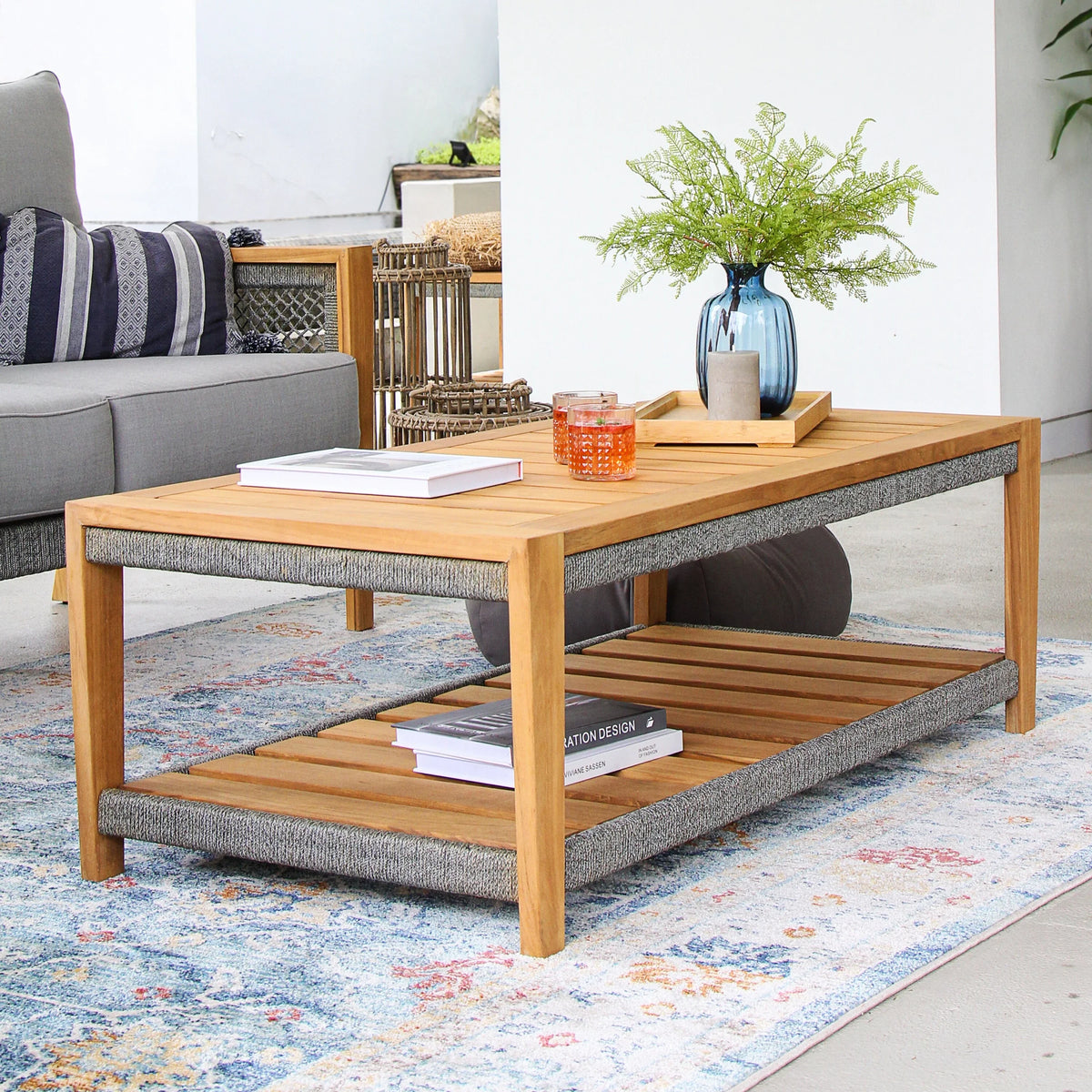 Cambridge Nassau Coffee Casual Patio Teak Table
