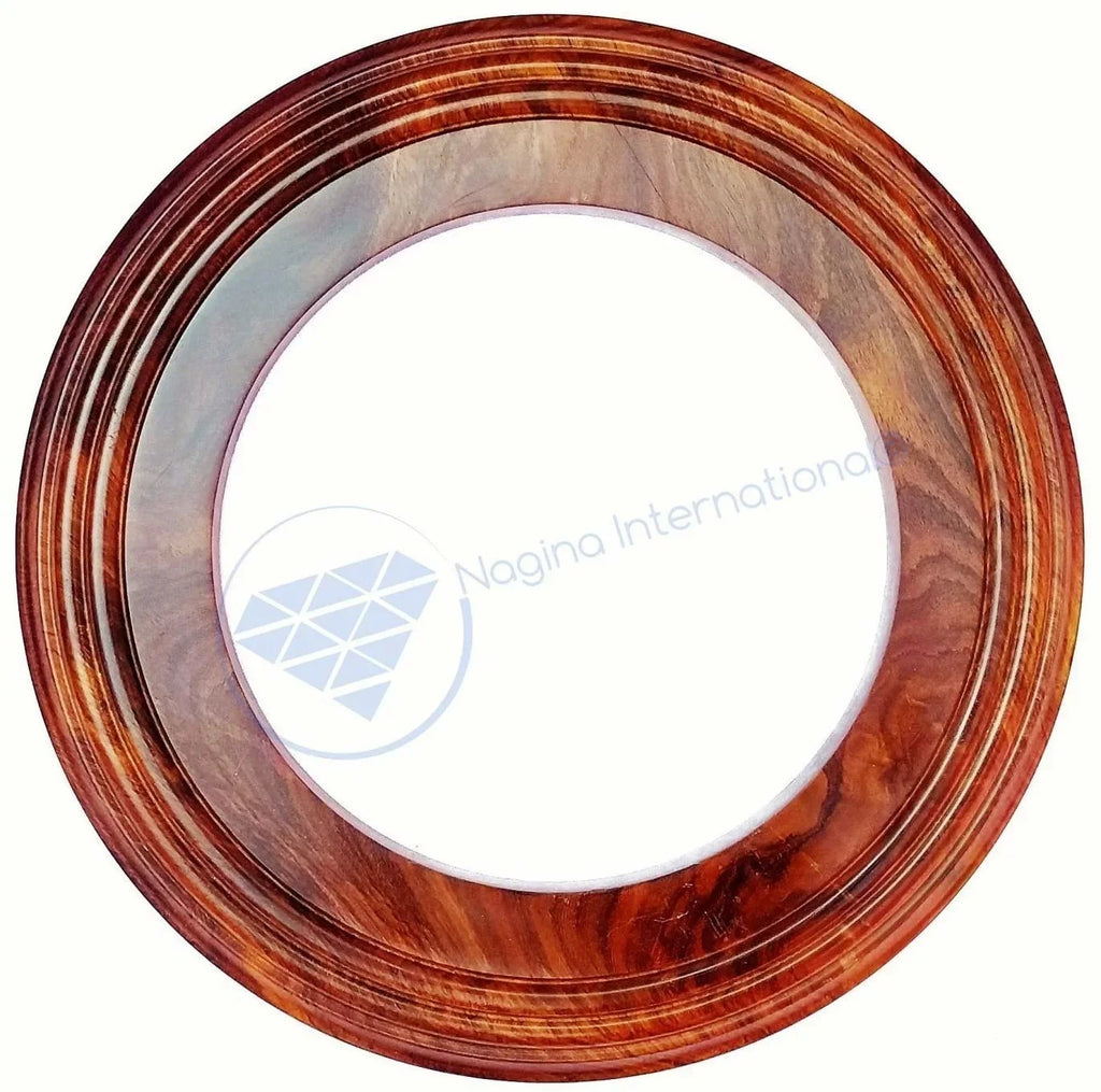 Base Wooden International Nagina Solid Polished Hardwood Handcrafted | (12 Inches) Frame