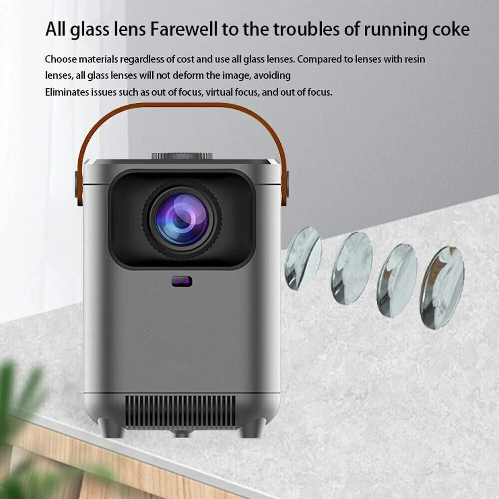 Gaming 5G Support Cinema Theater LED HD 4K Home WiFi LEXKUYI Movie Projector Bluetooth Projector