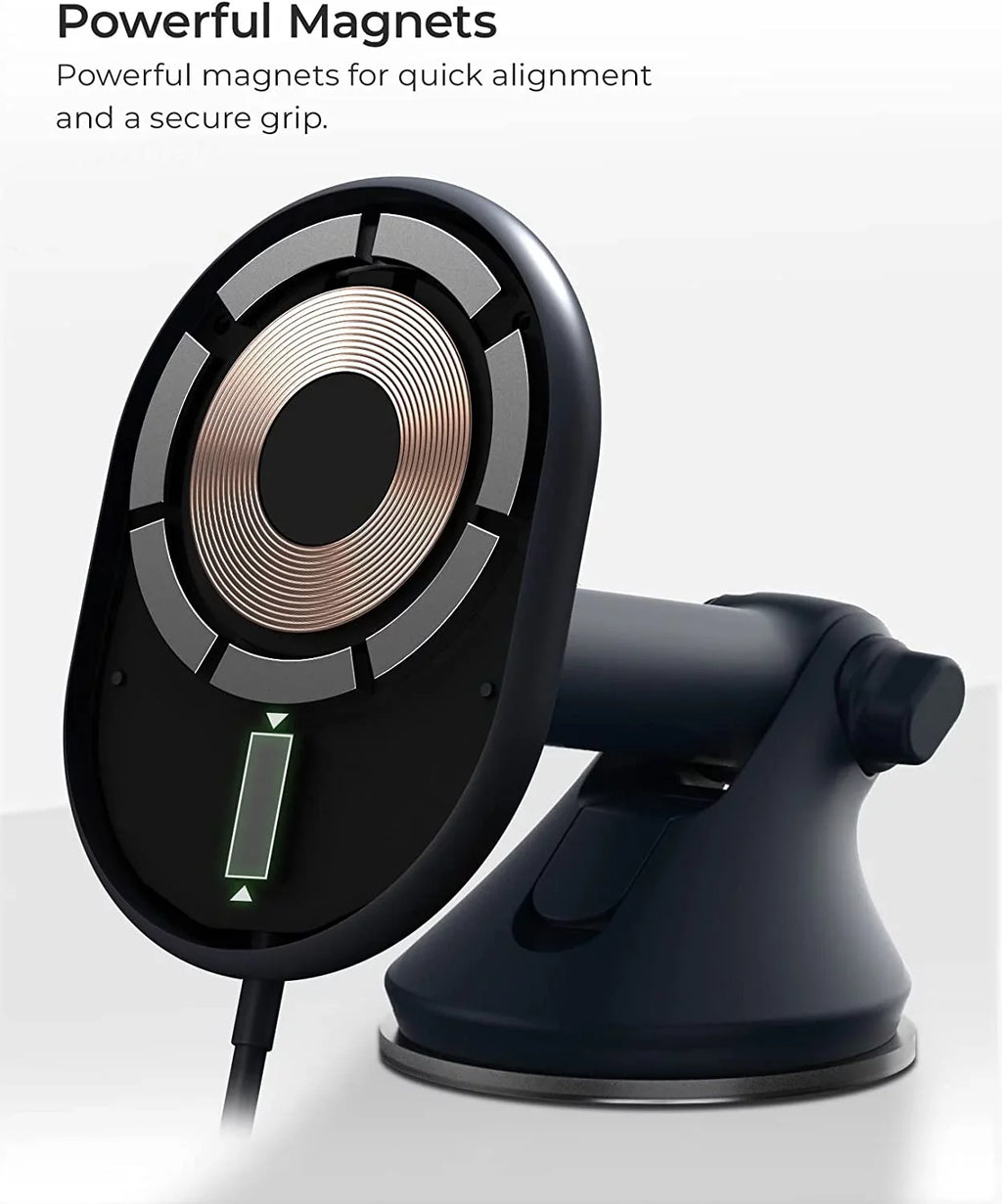 Magnetic Charging Compatible & MagSafe Velox iOttie Plastic Dash Windshield Mount, , Wireless