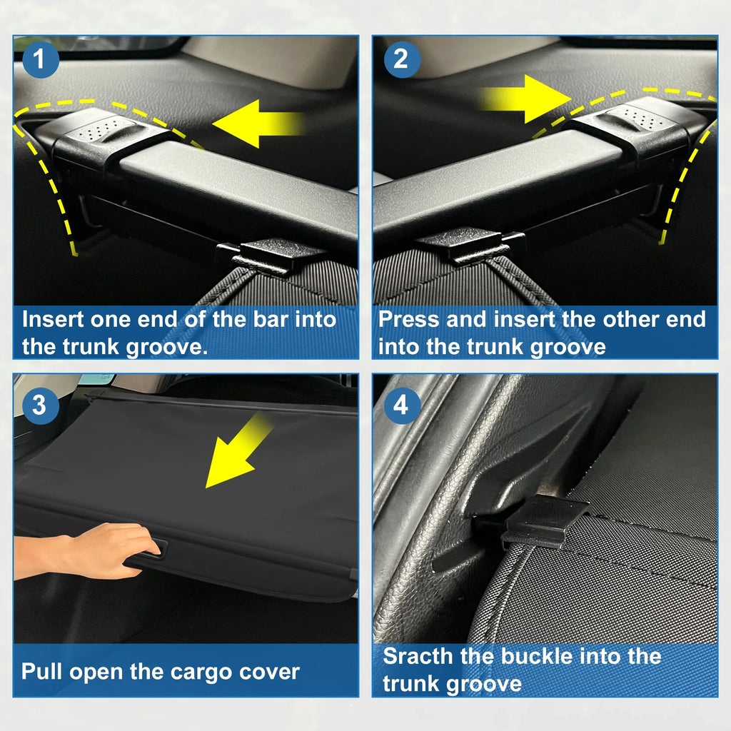 2010-2015 Trunk Retractable Rear Waterproof Subaru Unique Slip SUV for Non Cargo Outback Bargains Cover Shielding