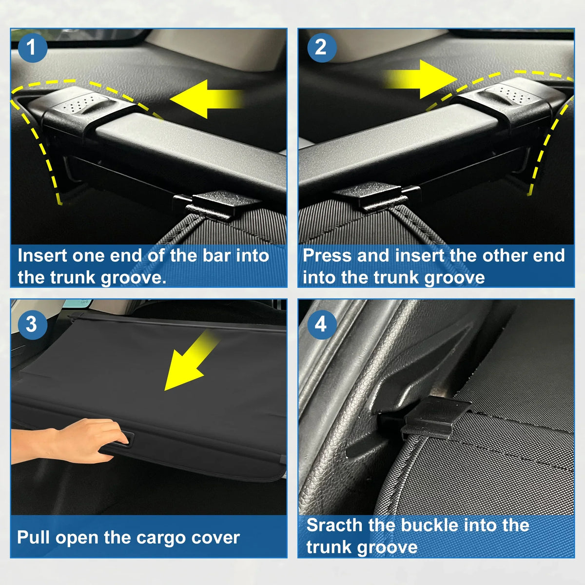 2010-2015 Trunk Retractable Rear Waterproof Subaru Unique Slip SUV for Non Cargo Outback Bargains Cover Shielding