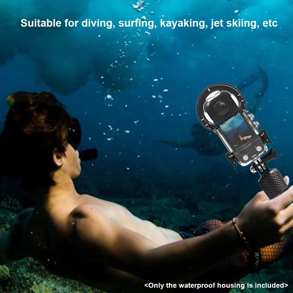 Silicone Diving Dive Cover Protective Case, Housing, Sports Panoramic Radirus Cover, Camera Lens Waterproof 50M, Underwater