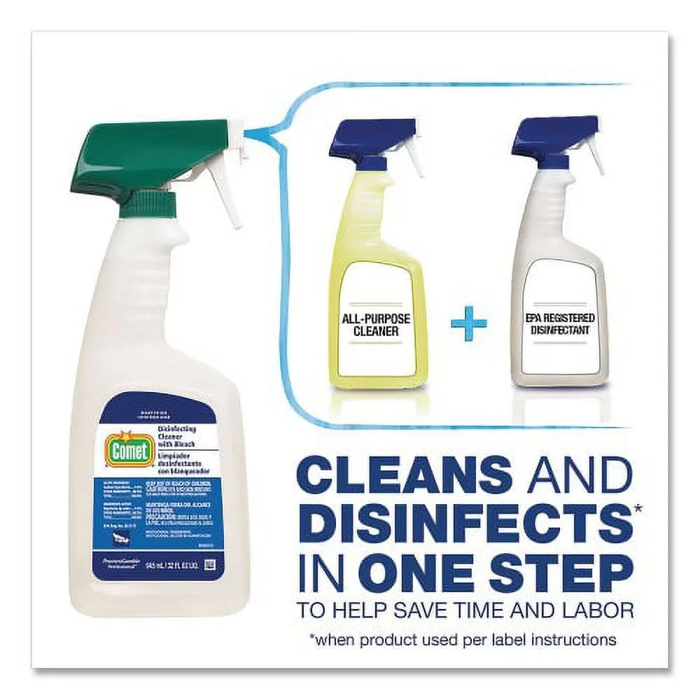 Comet Bottle Disinfecting gal Bleach, Cleaner 1 with