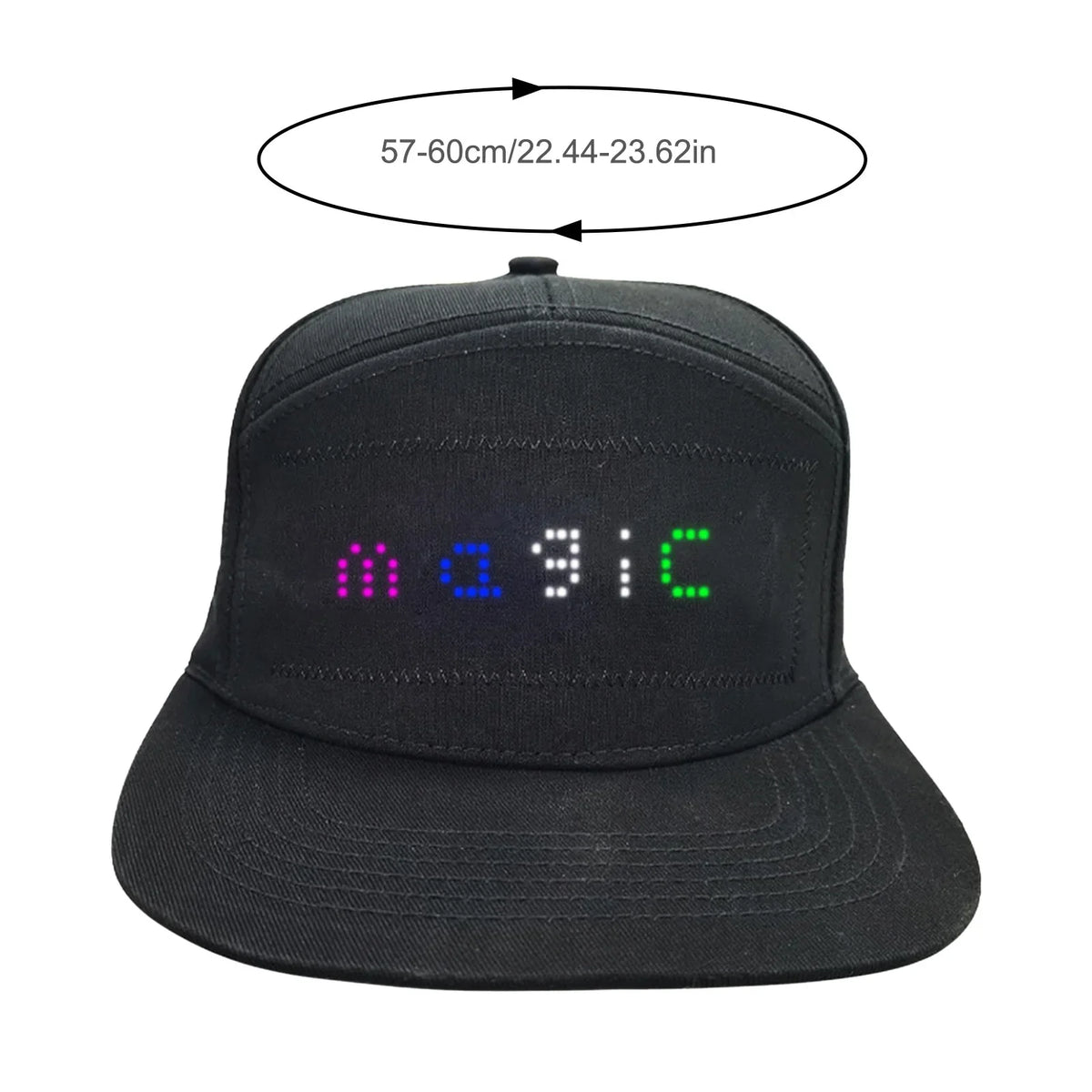 after Tongue Luminous Hat Fedora Summer Advertising Hats Ponytail Bluetooth Women Color Beach Camping Hat Editing Ever Hat for Sunshade Cowboy Hats Women Display Hat Happily Women's Beach Hats