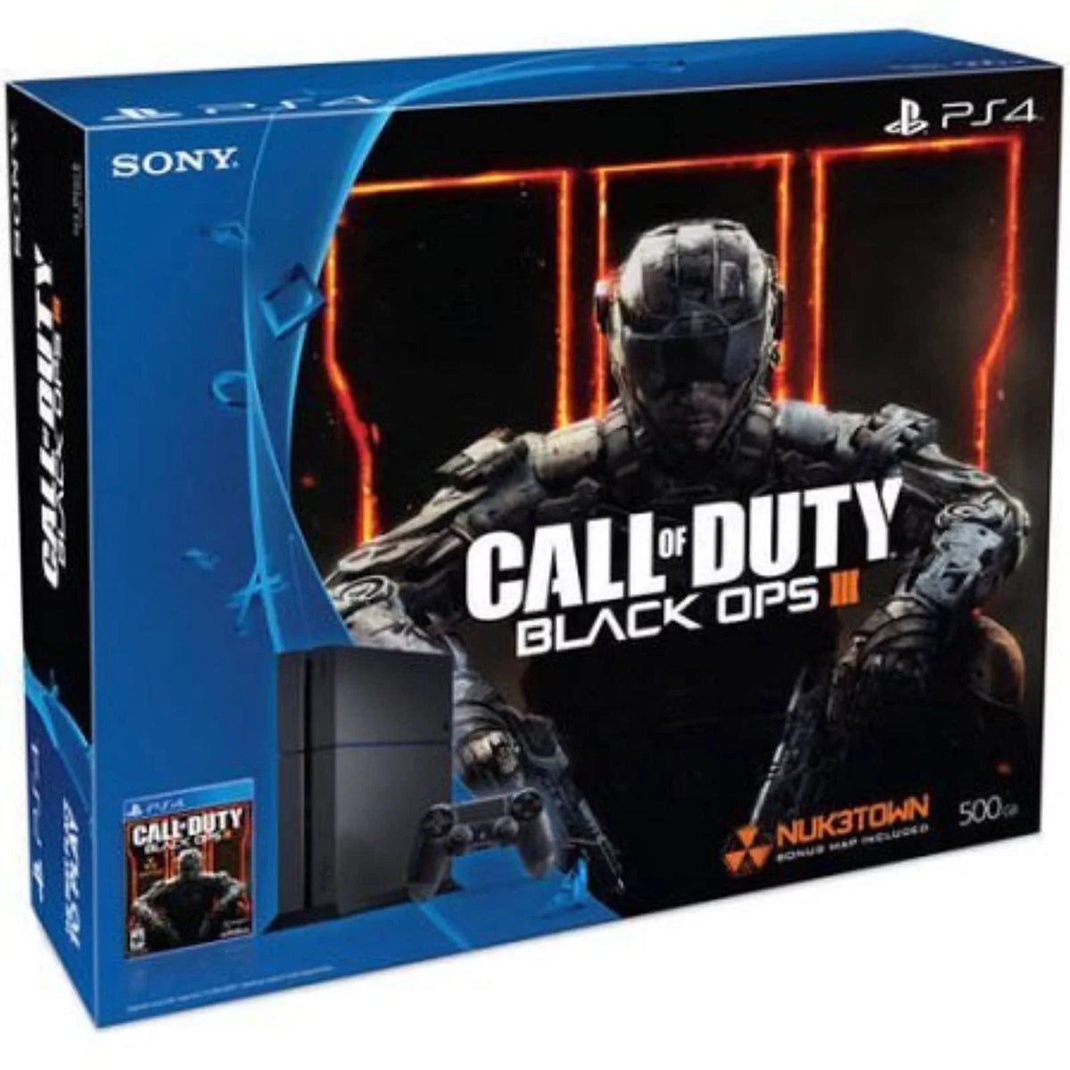 Duty Ops Sony Of Call PlayStation Bundle PS4 4 (Refurbished) Restored III With COD 500 Console GB