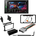 Canyon with Kit/in-Dash GMC Bluetooth/Backup 6.2" AM/FM W/ Receiver Camera/Installation Pioneer Stereo Digital Car KIT4862 AVH-241EX Touchscreen 2004-2012 Double Bundle Media DVD/CD DIN for