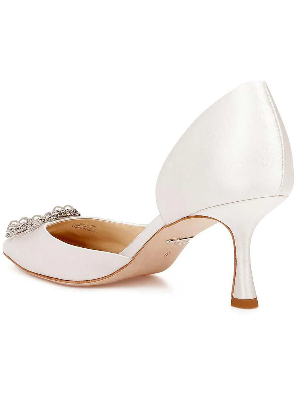 Badgley Embellished Pumps Fabia Satin Mischka Womens