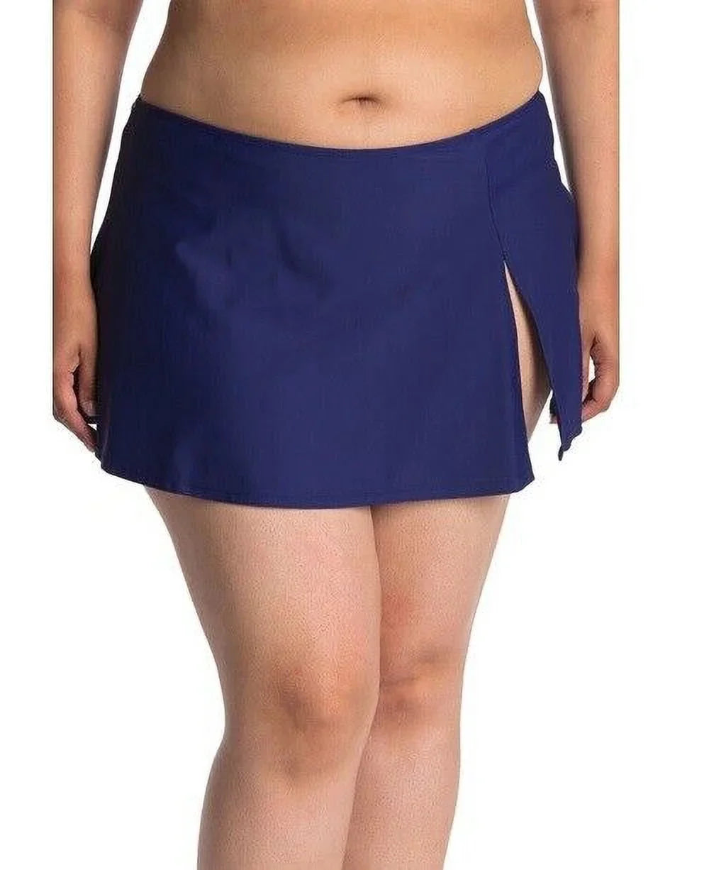 Tankini L Nicole Floral Swimwear Women´s Size Colorblock Top/Slit Skirt Print Miller Bottom