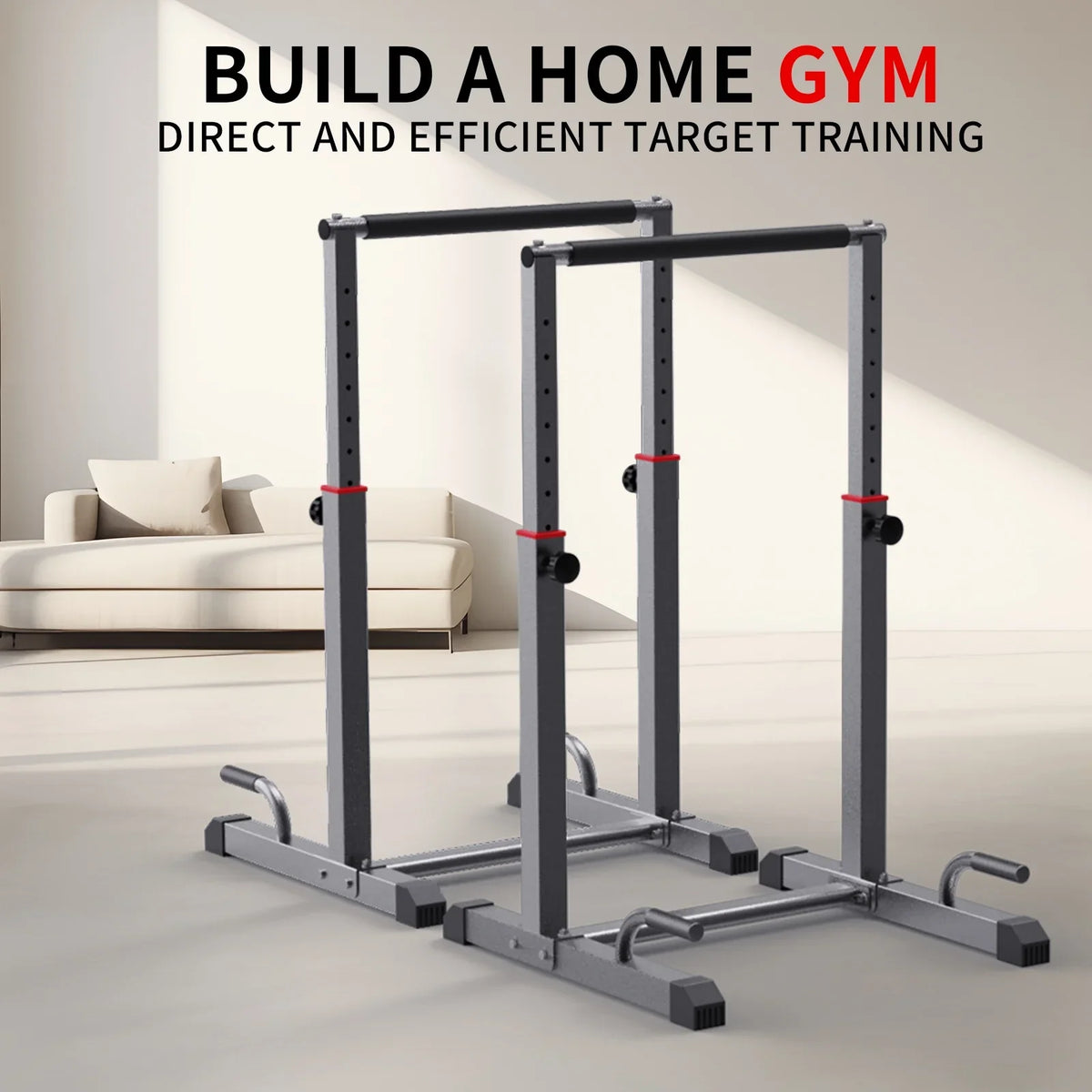 Station 1200lbs Dip Heave Adjustable, for Fitness,Functional ZHICHI Workout Set, Dip Level Bars Duty 9 Z Full Body Parallettes Station Bar