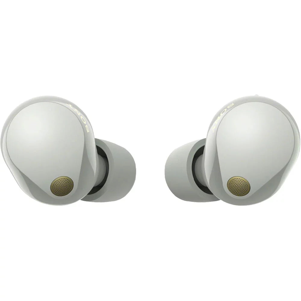 Wireless Noise 2 YR Bundle Canceling Earbuds (Silver) Sony with Warranty WF-1000XM5