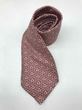 Printed Red Silk Hermes Men's Pre-Owned Tie
