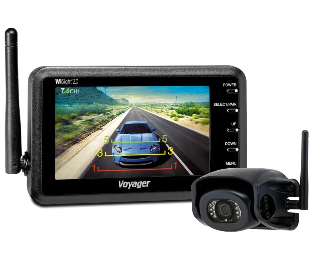 Monitor Wireless f/Prewire - w/Camera - 4.3" Voyager System WiSight 2.0