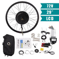 Bicycle And 2000W 72V Rear LCD Motor+ E-bike Kit Conversion Wheel DENEST Electric 29"