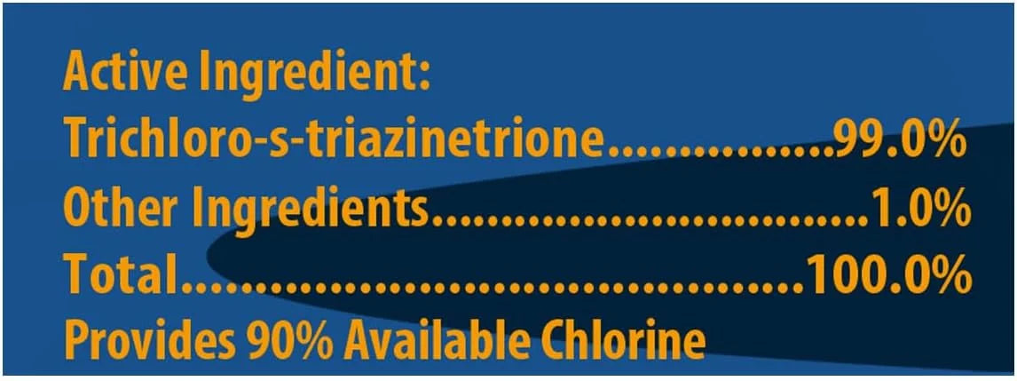 Chlorine Pool Sanitizer 3" 50lbs Tablets Pool