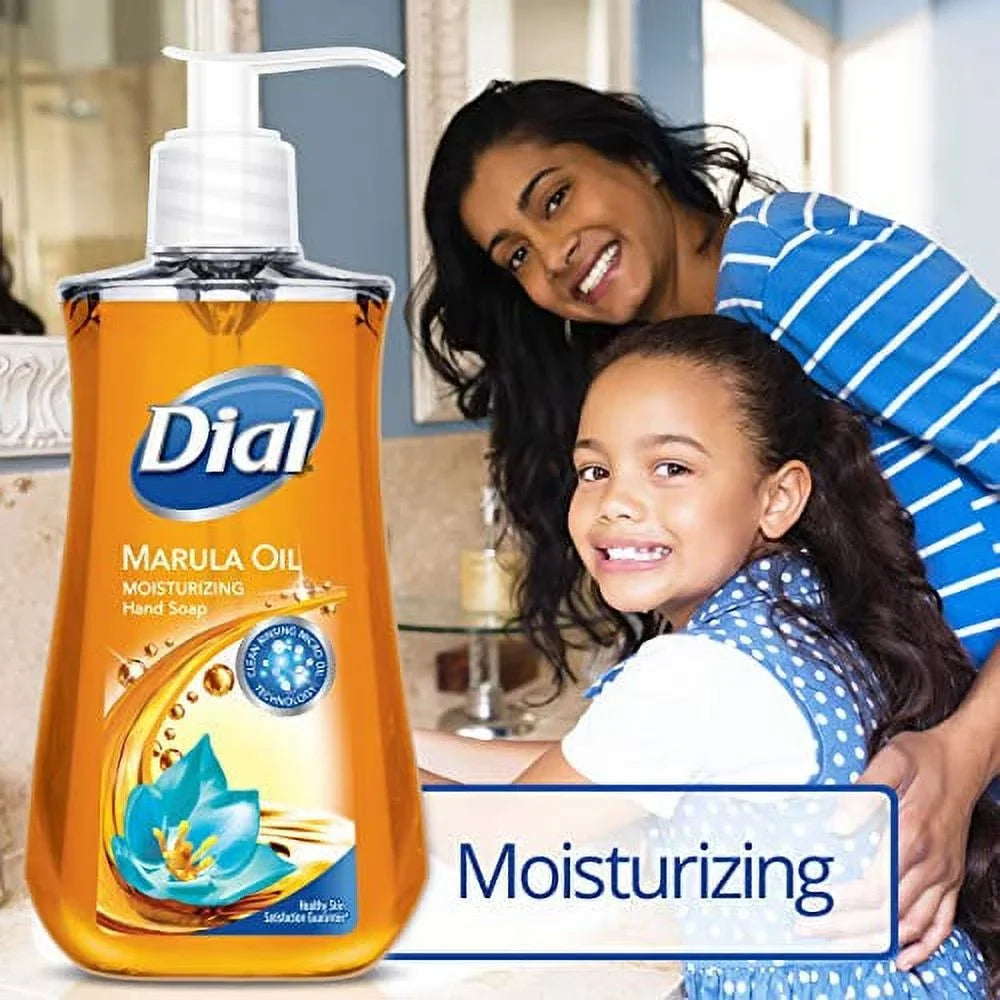 dial fluid 7.5 marula 4 ounce, oil, liquid hand soap, pack of