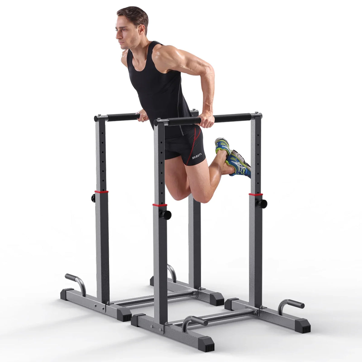 Station 1200lbs Dip Heave Adjustable, for Fitness,Functional ZHICHI Workout Set, Dip Level Bars Duty 9 Z Full Body Parallettes Station Bar