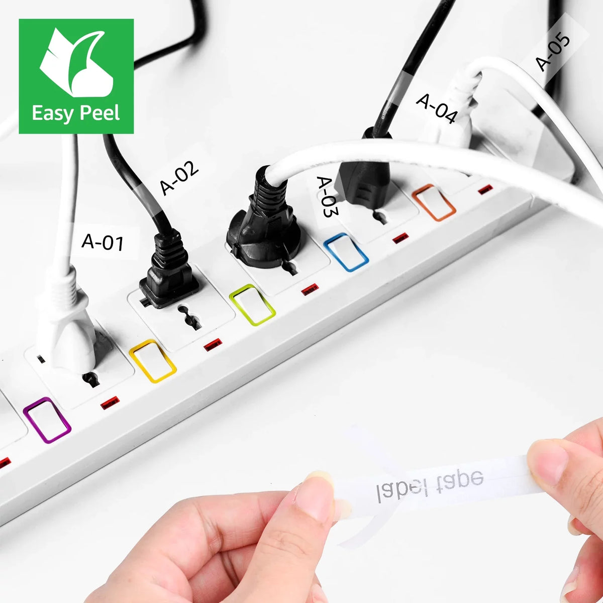 TZe-131 12mm Wire TZe-FX131 TZe Compatible Cable x GREENCYCLE on Clear for 8m Flexible 8PK Brother Tape ID P-touch Label TZ-FX131 TZ TZ-131