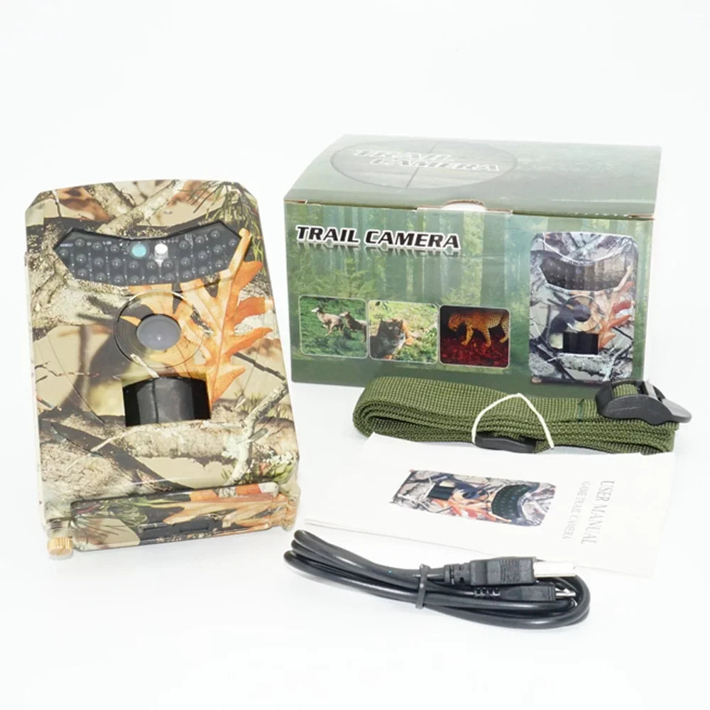 12MP Digital or Farm Camera Cam Monitoring Night Infrared Trail and Waterproof Vision 1080P Wildlife
