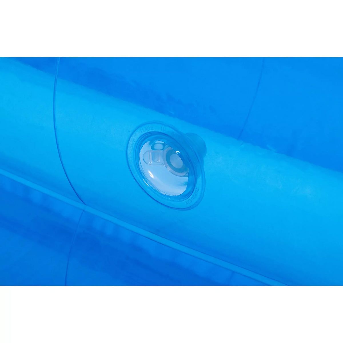 Central White and Inflatable Pool 10' Blue Swimming Pool Rectangular