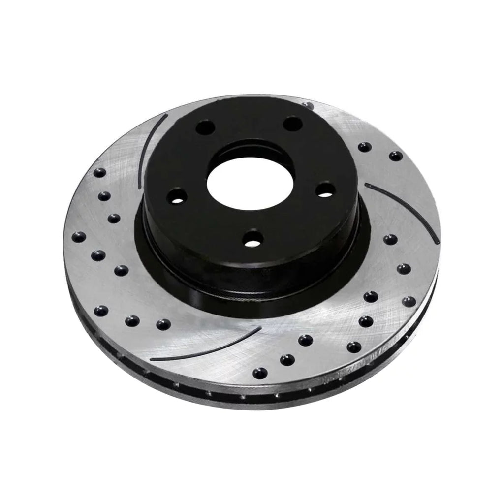and Replacement PR63040PR63038 Drilled 2008-2014 4 2007-2017 Avenger for Slotted AutoShack V6 Dodge Set Chrysler 2007-2012 FWD Caliber Sebring Brake of Compass Jeep 200 Patriot Front Rotors Rear