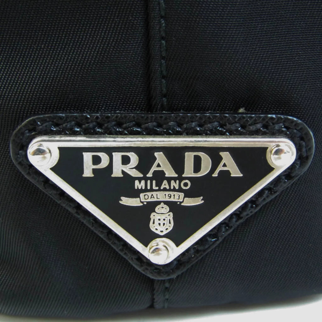 Bag (Good) Shoulder Prada Leather,Nylon Women,Men Pre-Owned