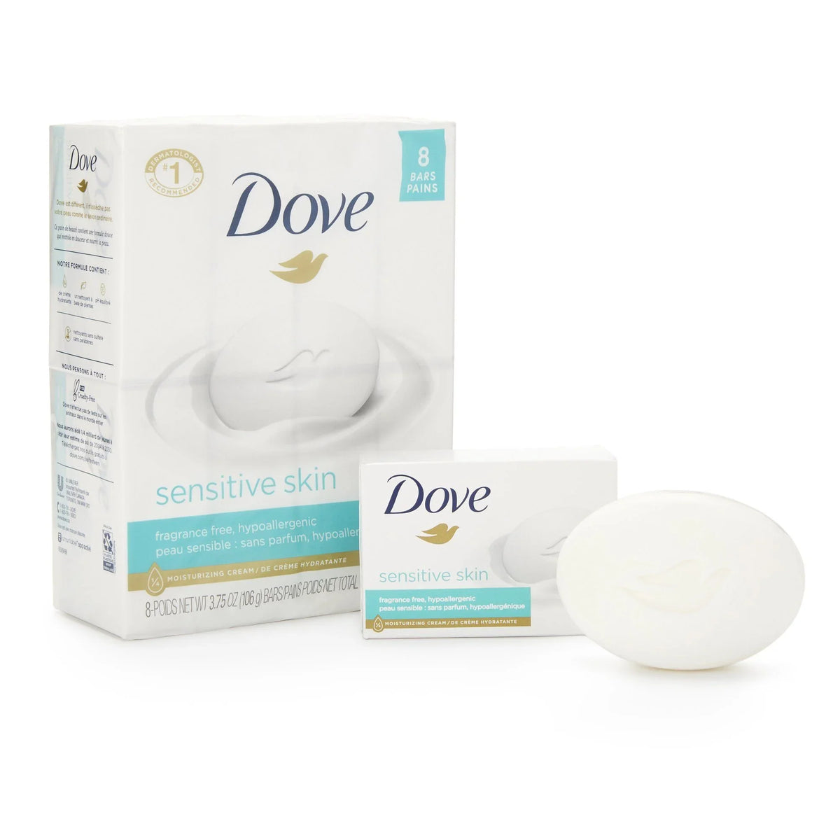 Sensitive Dove Skin Soap (CS/72)