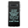 Deep (6.4" - S10+ & DistinctInk Samsung I Back Hybrid My - Tempered Glass Wearing Clear Acrylic Screen TPU Case for Wet Go Bumper Scuba PLUS Shockproof Diving Screen) Protector Galaxy Rubber