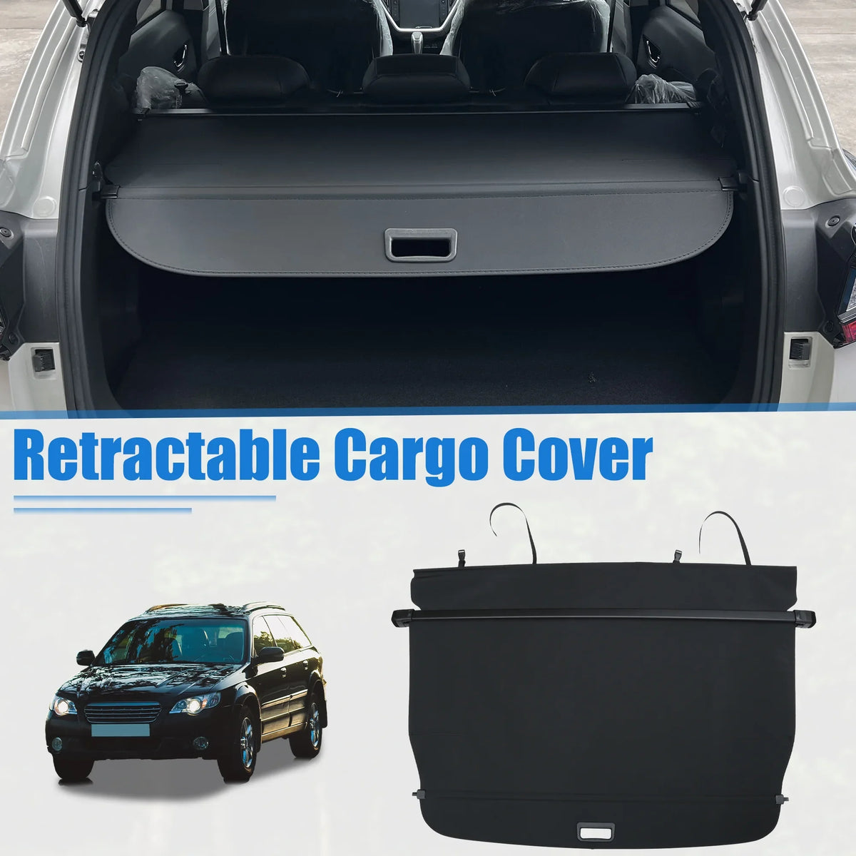 2010-2015 Trunk Retractable Rear Waterproof Subaru Unique Slip SUV for Non Cargo Outback Bargains Cover Shielding