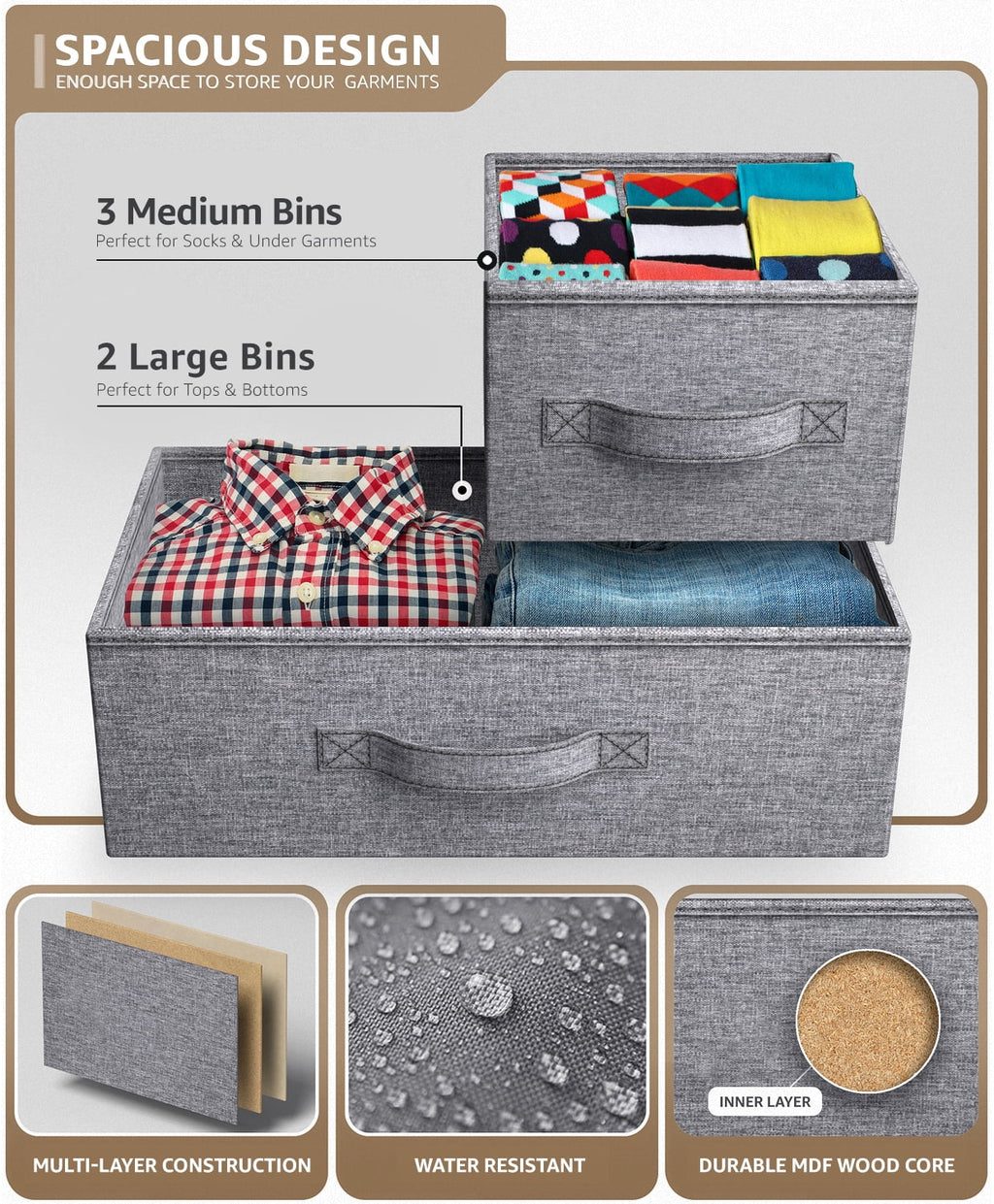 Storage - Dresser Cube Grey