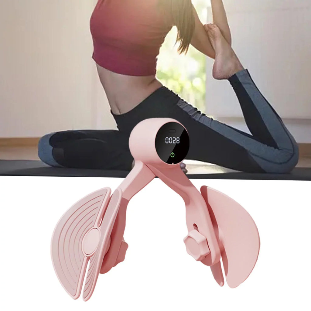 Compact, Thigh with Exerciser, Workout Trainer Strengthening, Muscle Exerciser Thigh Trimmer Gym Thigh Pink Hip Counter, Hip Home Inner Leg Machine