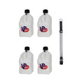 (4 Racing White 14 Fuels Utility 5.5 Pack) Hose, Jugs VP Gal w/ In Standard