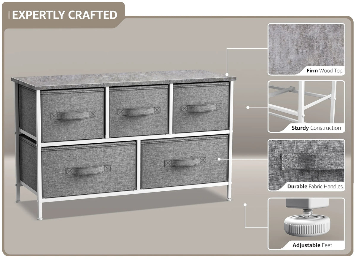 Storage - Dresser Cube Grey