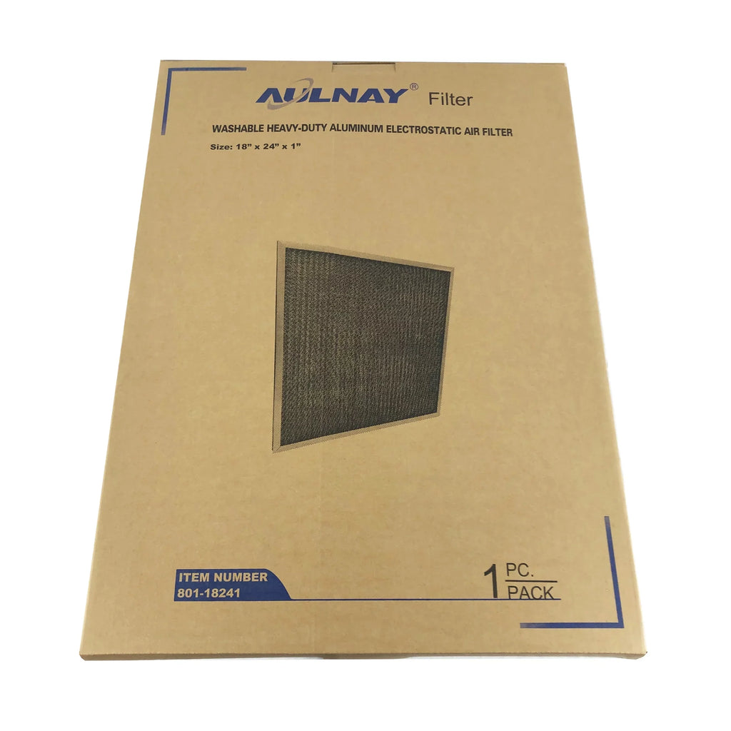 HVAC Filter Electrostatic x Aulnay Aluminum Filter, x1"), Air Air AC Washable Metal 24" Filter Furnace (18" Central