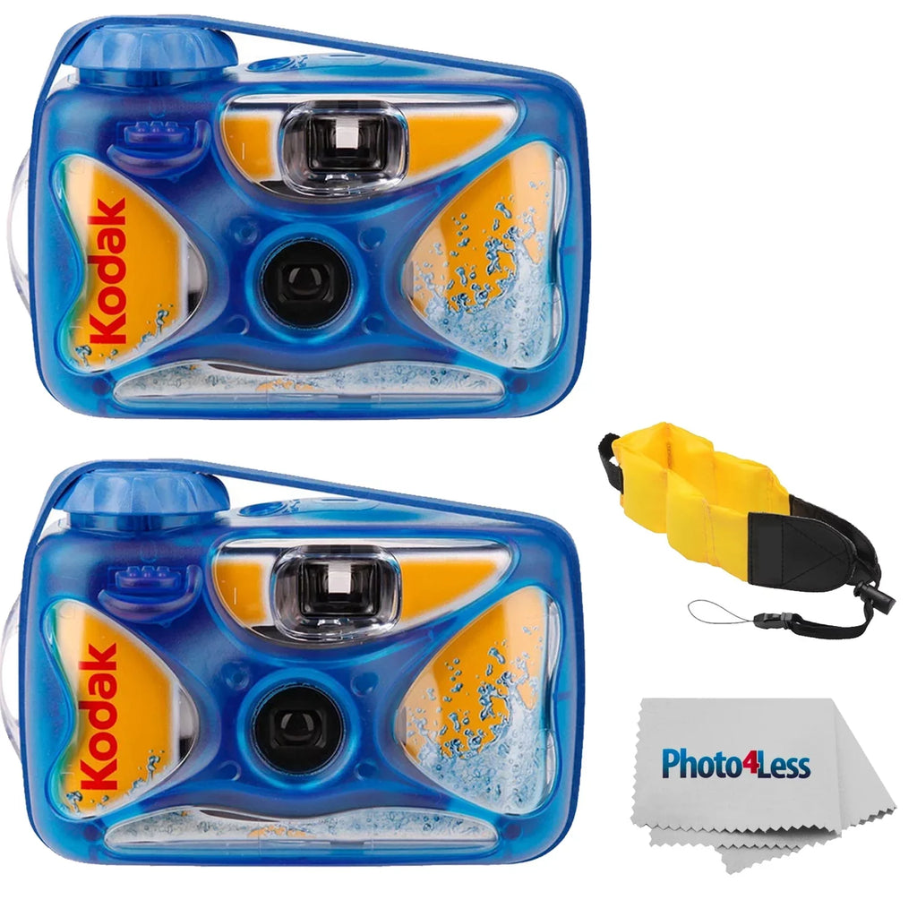 and Sport Kodak Waterproof Use Pack With Strap 2 Camera Floating Single Cloth